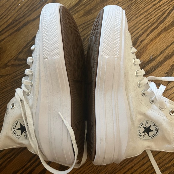 White platform converse - Picture 1 of 3